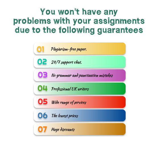 Our guarantees to you infographic
