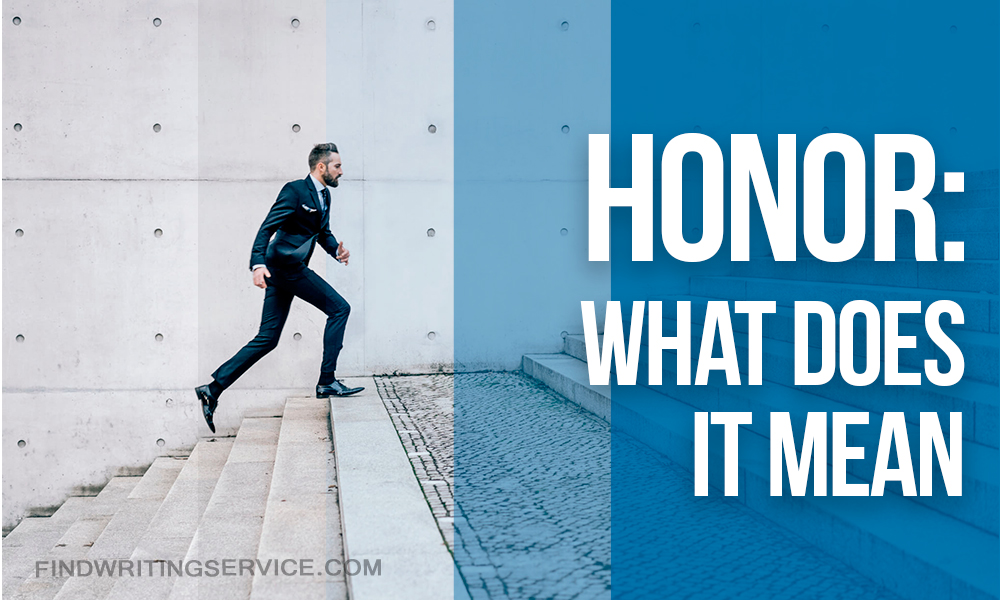 what does honor mean essay